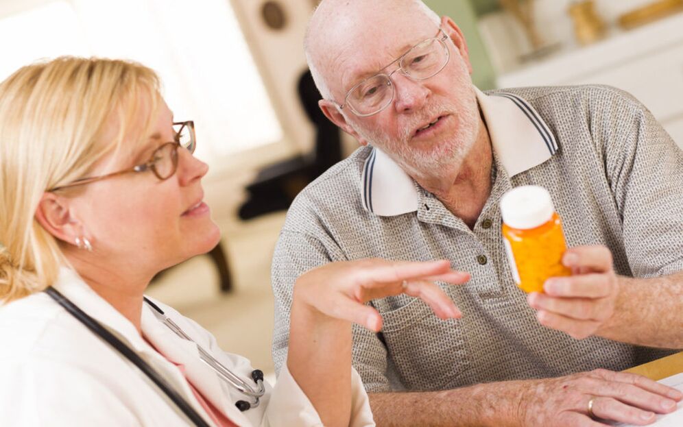 O médico prescribe ao paciente que aumente a potencia